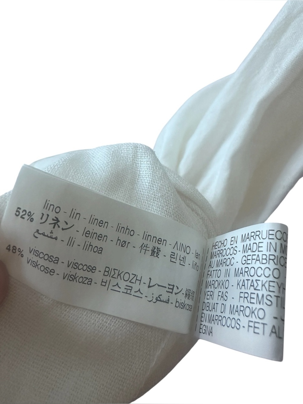Zara White Button-Front Belted Poplin Maxi Dress - Picture 7 of 10